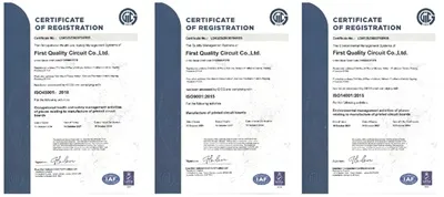 熱烈祝賀我司泰國子公司一品電路通過ISO系列國際認(rèn)證